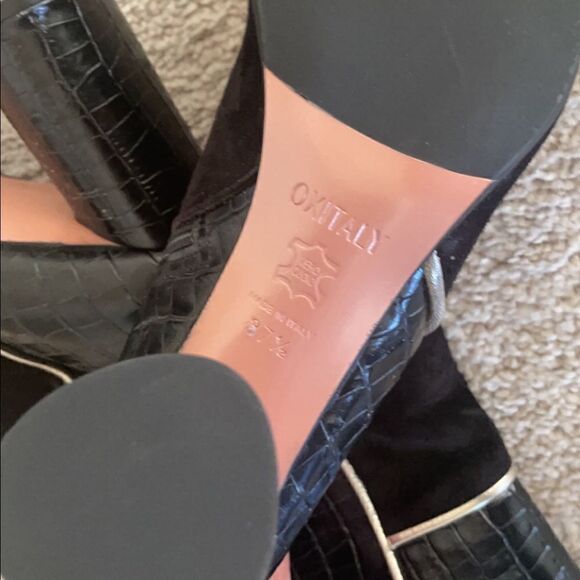 Leather over the knee boots - Picture 7 of 13